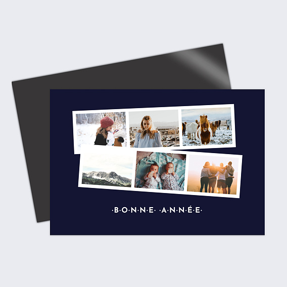 Carte de voeux Rétrospective photomaton