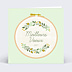 Carte de Voeux Entreprise Jolie Broderie