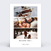 Carte de voeux Polaroïd 3 photos