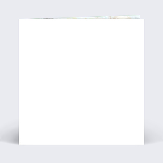 Carte de voeux Découpe Dentelle Recto