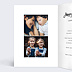Carte de Voeux Particuliers Multiphoto Chic