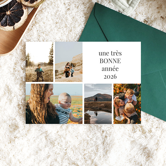 Carte de Voeux Particuliers Joli multi