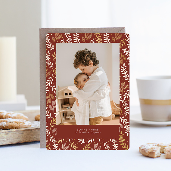 Carte de voeux Golden Jugnle Après 4