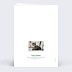 Carte de voeux Typo Chic Verso