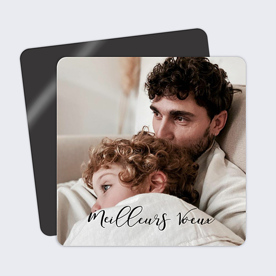 Carte de Voeux Particuliers Calligraphie Meilleurs Voeux