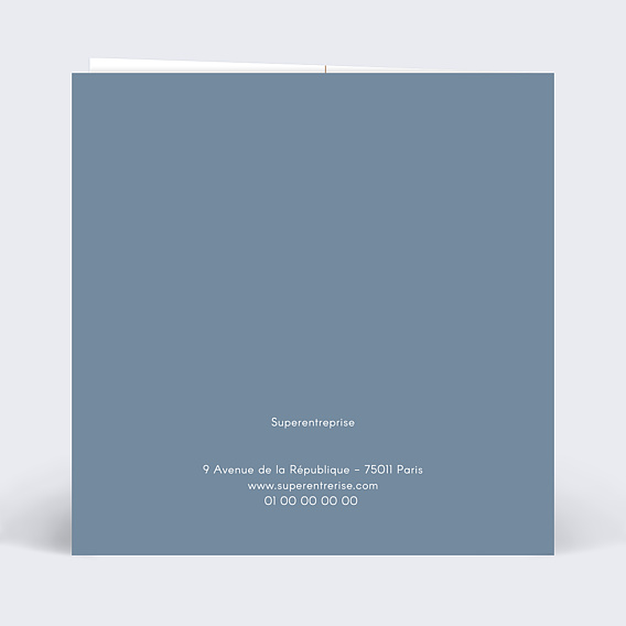 Carte de vœux entreprise Boules Magiques II Verso