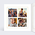 Carte de Voeux Particuliers Cadre Gravure Dorure