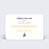 Carte de Voeux Particuliers Branche de houx