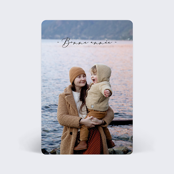 Carte de voeux Tirets Bonne Année