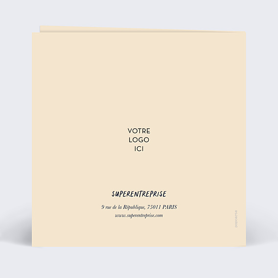 Carte de Voeux Entreprise Jolis Cadeaux
