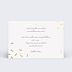 Carte de voeux Chic Blond Verso