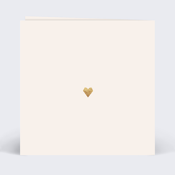 Carte de voeux Typo graphique Verso