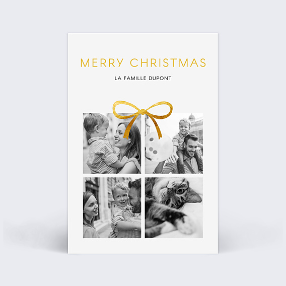 Carte de Voeux Particuliers Cadeau Photo