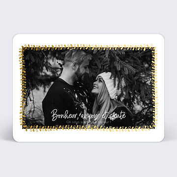 Carte de Voeux Particuliers Jolies Feuilles