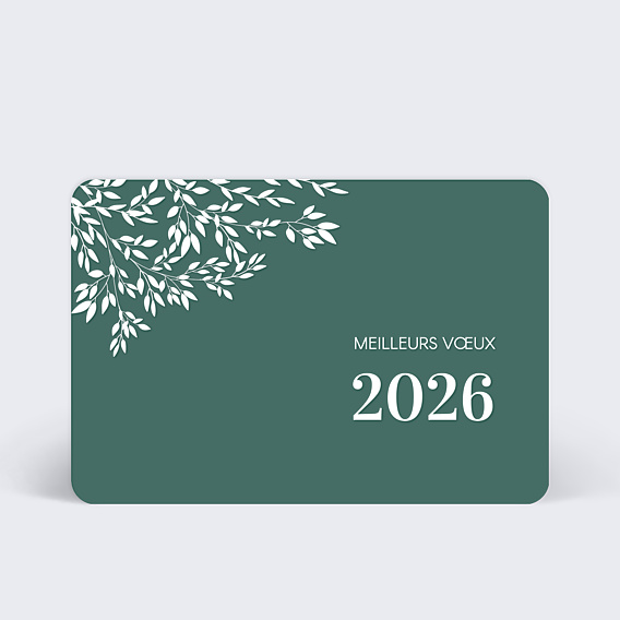 Carte de Voeux Entreprise Paisible