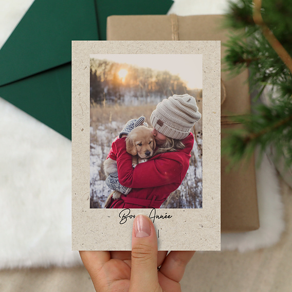 Carte de voeux Esprit Chiné Après 1