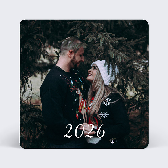 Carte de voeux Calligraphie Année