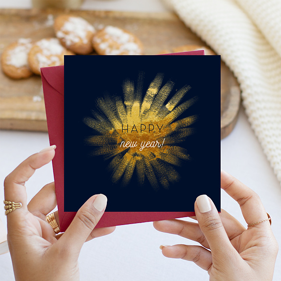 Carte de voeux Envolée festive Après 4