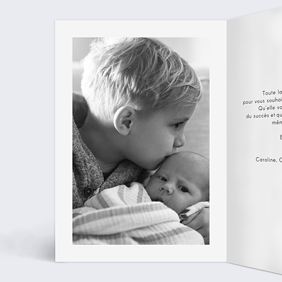 Carte de Voeux Particuliers Cadeau Photo