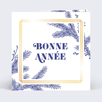 Carte de Vux Entreprise Dorure Cadre Gravure