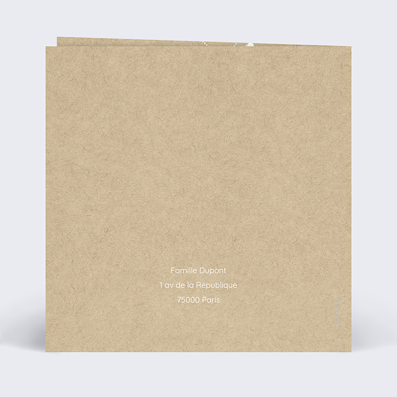 Carte de voeux Guinguette Verso