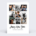 Carte de Voeux Particuliers Multiphoto Chic