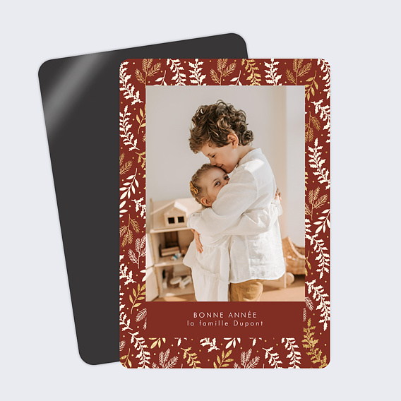 Carte de voeux Golden Jugnle