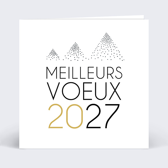 Carte de Voeux Entreprise Montagnes