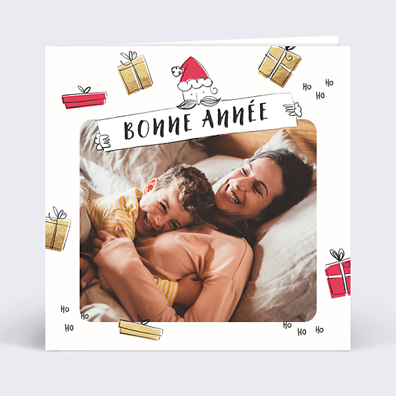 Carte de Voeux Particuliers Père Noël