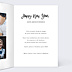 Carte de Voeux Particuliers Multiphoto Chic