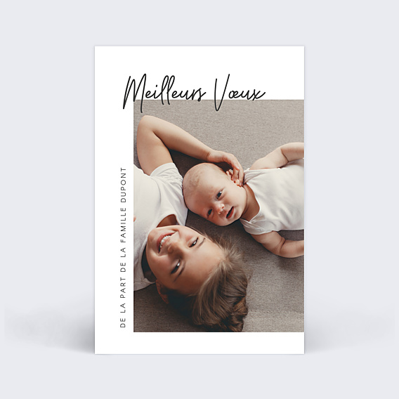 Carte de Voeux Particuliers Multiphoto Meilleurs Voeux