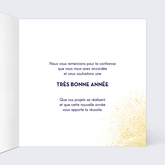 Carte de vœux entreprise Jolie Terre Intérieur Droit