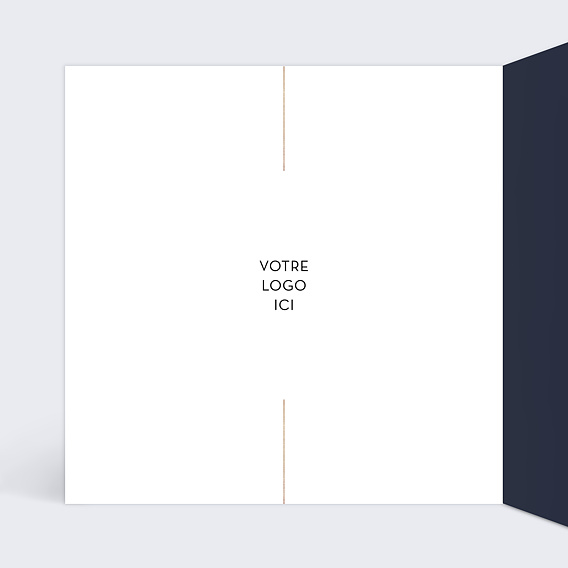 Carte de vœux entreprise Boules Magiques II Intérieur Gauche