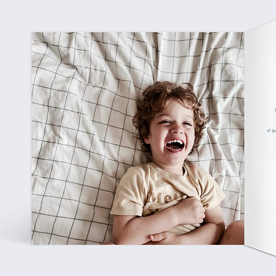 Carte de voeux Chic Intérieur Gauche