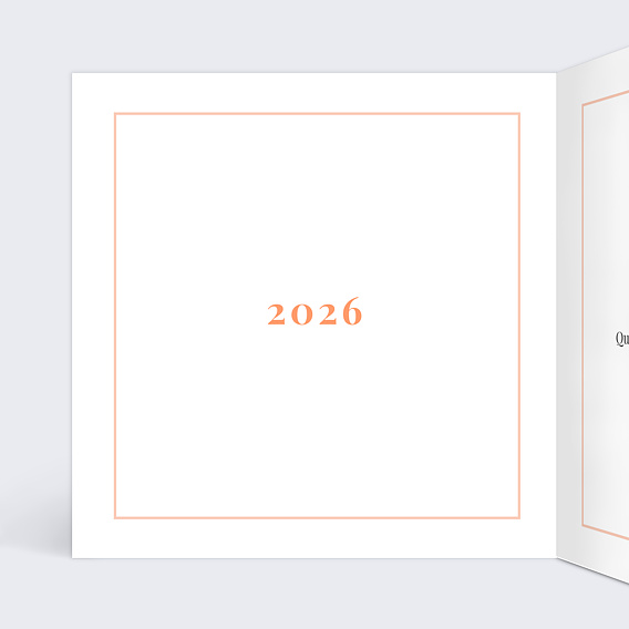 Carte de voeux Joli filet Intérieur Gauche