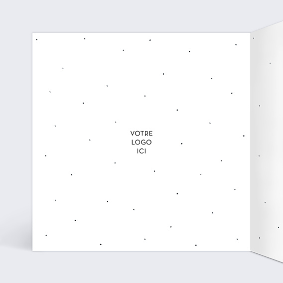 Carte de vœux entreprise Montagnes Intérieur Gauche