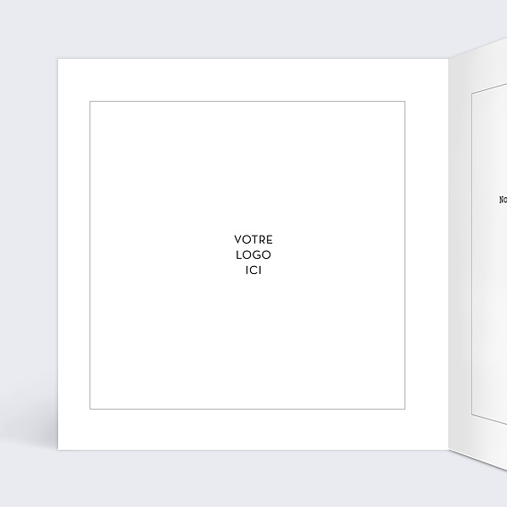 Carte de vœux entreprise Vœux Cachés Intérieur Gauche