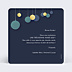 Carte de Voeux Particuliers Boules de Noël