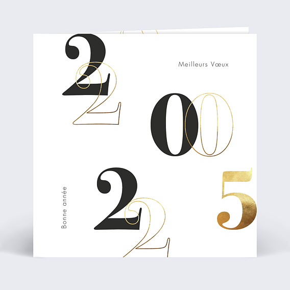 Carte de Voeux Entreprise Liseré