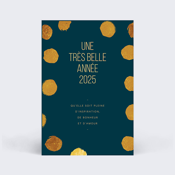 Carte de voeux Graphique chic