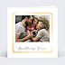 Carte de Voeux Particuliers Dorure cadre photo