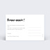 Carte de Voeux Particuliers Grand Cadre blanc