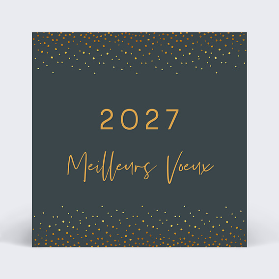 Carte de Voeux Particuliers Élégance
