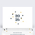 Carte de Voeux Entreprise Calendrier Pois