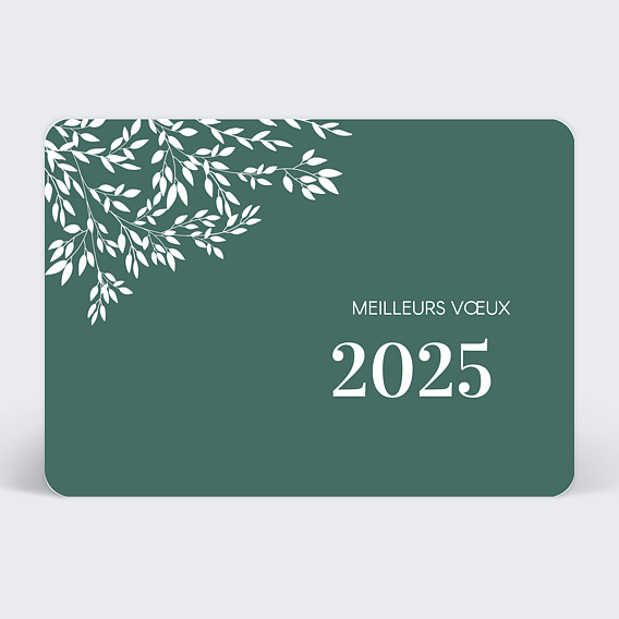 Carte de vœux entreprise Paisible