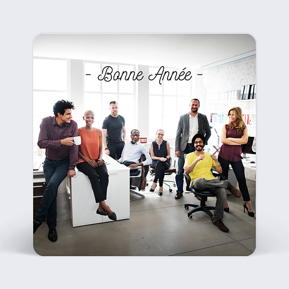 Carte de vœux entreprise Tirets Après 1