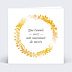 Carte de Voeux Entreprise Dorure Couronne Slogan