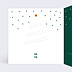 Carte de vœux entreprise Découpe Sapin Décoré Intérieur Gauche