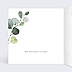 Carte de vœux entreprise Dorure Eucalyptus Intérieur Gauche