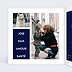 Carte de voeux Multiphoto Bleu Intérieur Gauche